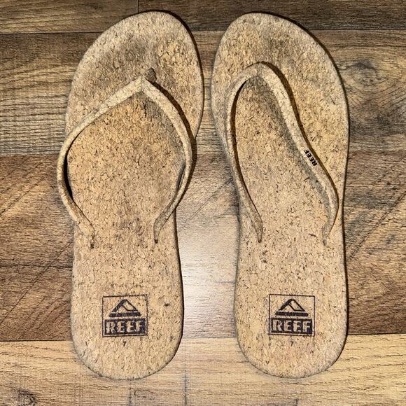 REEF Women’s Sandals Flip Flops Cork Size 7 - Picture 4 of 5